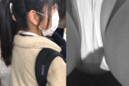 素人痴〇日記34TRAIN目★孤立してしまったポニテ女子の生態