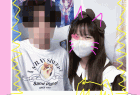 【メイドパンチラ逆さ撮り】現役学生=桃ちゃんの丸尻スカート捲りで純白透けパン【コンカフェ/ローアングル】