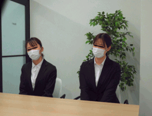 《企業面接》集団面接編。就活スーツ女子の面接の一部始終。Vol.25