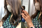 【すぐそこの眺め68】電車内でセクシーOLに大接近!!