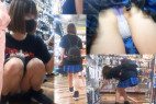 地下アイドル風ロリ系美少女 盗撮風 パンチラ 逆さ撮り 追跡 接写 ローアングル フルHD 2