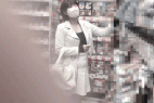 同業者の協力プレイ失敗/美女ちゃんの透け透けパンティパンチラ【禁断の逆さ撮り】Vol.56