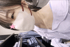 店員チラ☆初々しい19の可愛いバイトちゃん!!乳首とおパンツを隠し撮りされまくってます!!