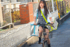 ヤク●トレディ 色白美人、気立て良し、成績優秀(多分)なKさん 一生懸命お仕事中のパンティ隠し撮り 自宅で生中出しハメ