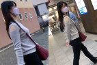 【横からの眺め212】細身のセクシーお姉さんは隠れ巨乳!